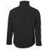 Mens Layer Softshell Jacket (Black) with white logo